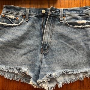 Abercrombie & Fitch Blue Denim Shorts